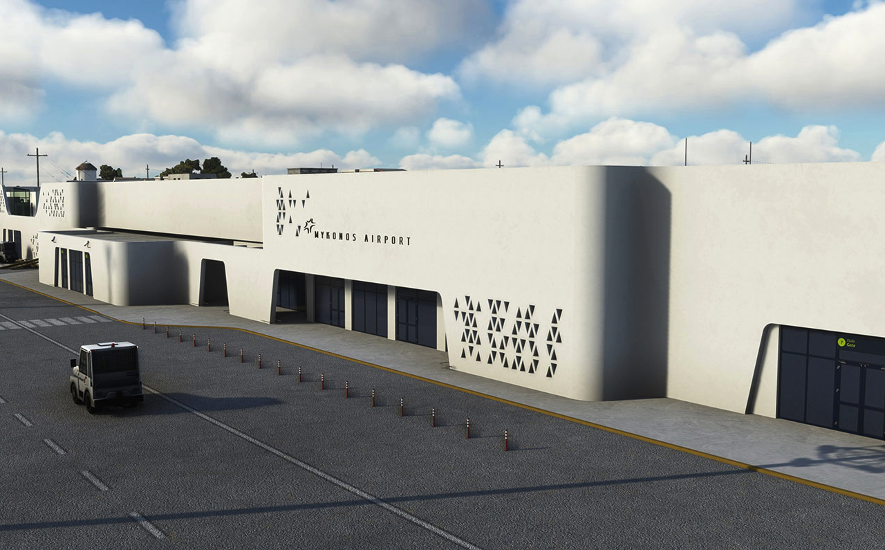 搭機前往米克諾斯