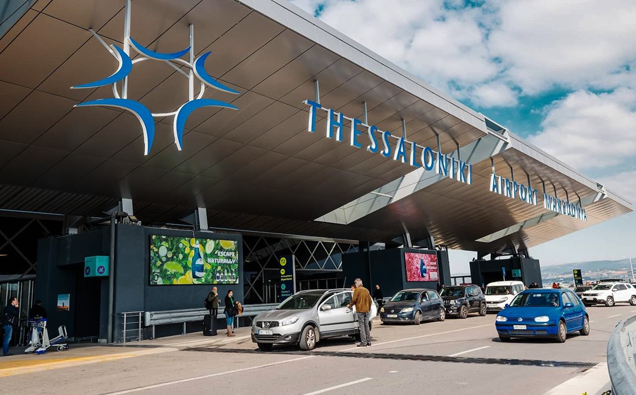 抵達賽薩洛尼基機場